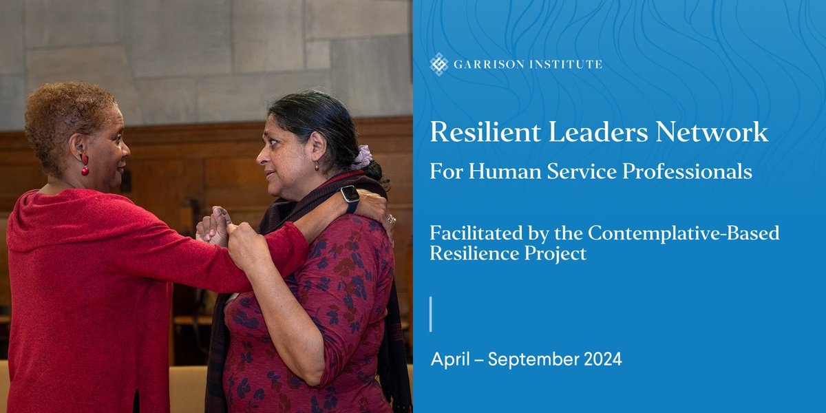 The Resilient Leaders Network is created for those who are committed to enhancing well-being within their organizations and fostering social impact. If you are interested in cultivating resilience while supporting positive workplace cultures garrisoninstitute.org/event/the-resi…