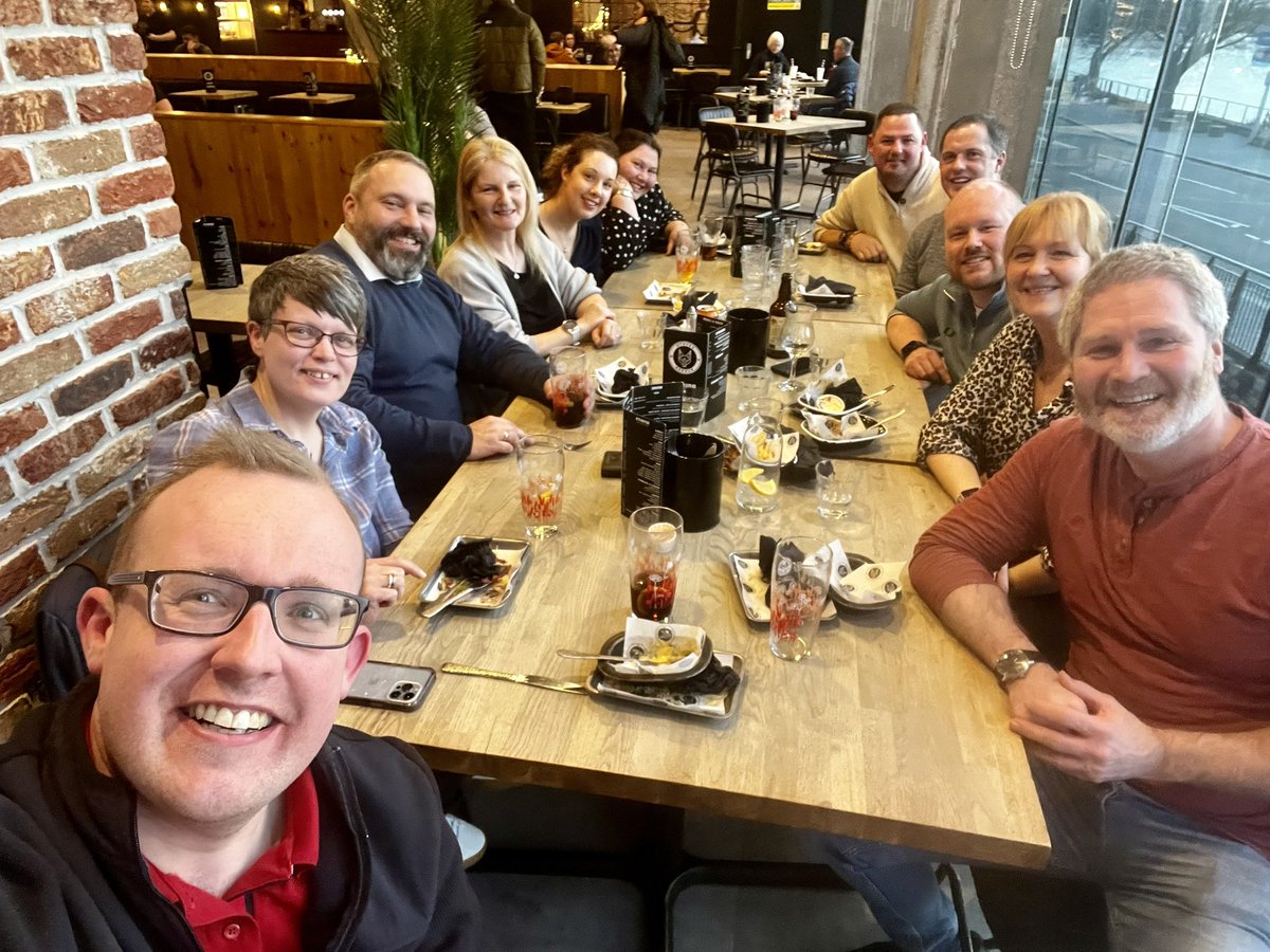 Great interactive SM meeting, setting up for a successful Q2.🤩 Some team bonding over a burger afterwards 🍔🍟
<a href="/DSimps0104/">Daniel Simpson</a> <a href="/andybDGM/">Andy Baird</a>