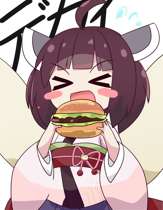 「赤面 ハンバーガー」のTwitter画像/イラスト(新着)