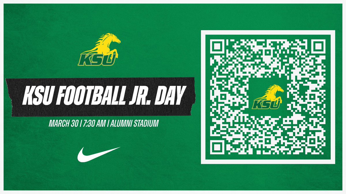 ‼️MARK YOUR CALENDARS‼️ We are excited to have an in person Junior Day on March 30th. Come see our amazing campus and how we operate as a football team. Scan the QR Code to register! #BredDifferent #CloseTheGAP