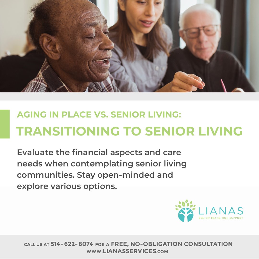 Aging in Place vs. Senior Living: Transitioning to Senior Living

#helpingmomsanddads #seniorsupport #seniorcare #retirementhomes #seniorsresidences #seniortransition  #eldercare #seniorliving #homecare