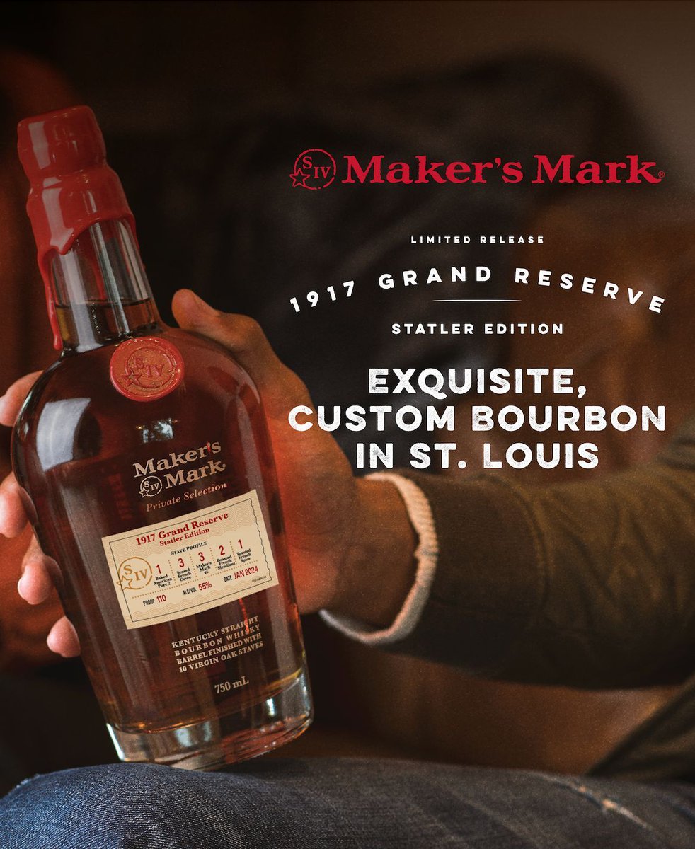 Our limited release 1917 Grand Reserve, Statler Edition Bourbon is ready for you to try! 🥃👀 Stop by Zenia Bar & Grill for a glass or head to 8th Street Pantry to buy a bottle today!
.
.
#MarriottStLouisGrand #HelloSTL #HelloMarriottSTL #explorestlouis #staycation #explorestl