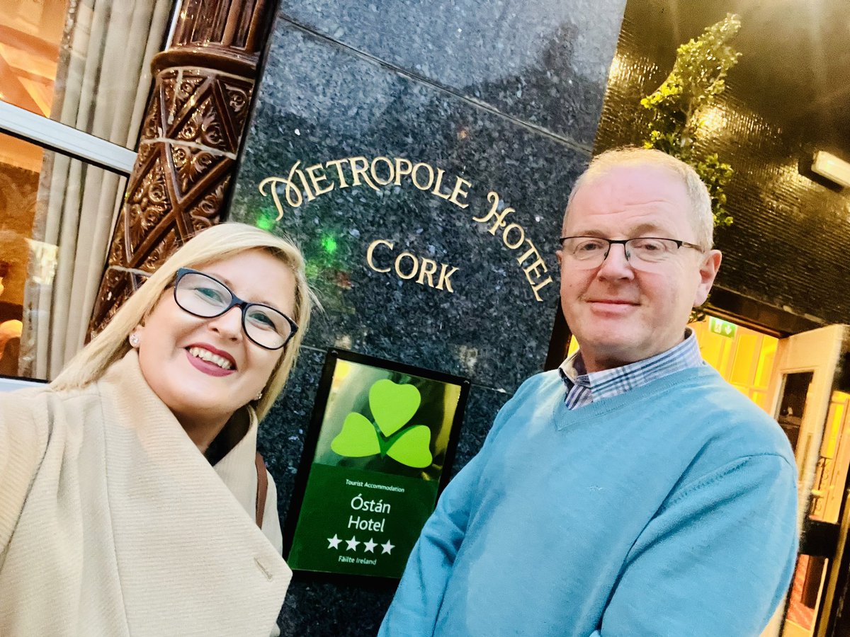 Delighted to be back for drinks , dinner and a catchup with @CaseyMcSween @MetropoleCork @The_VQ_Cork where our friendship started all those years ago. #Friendship