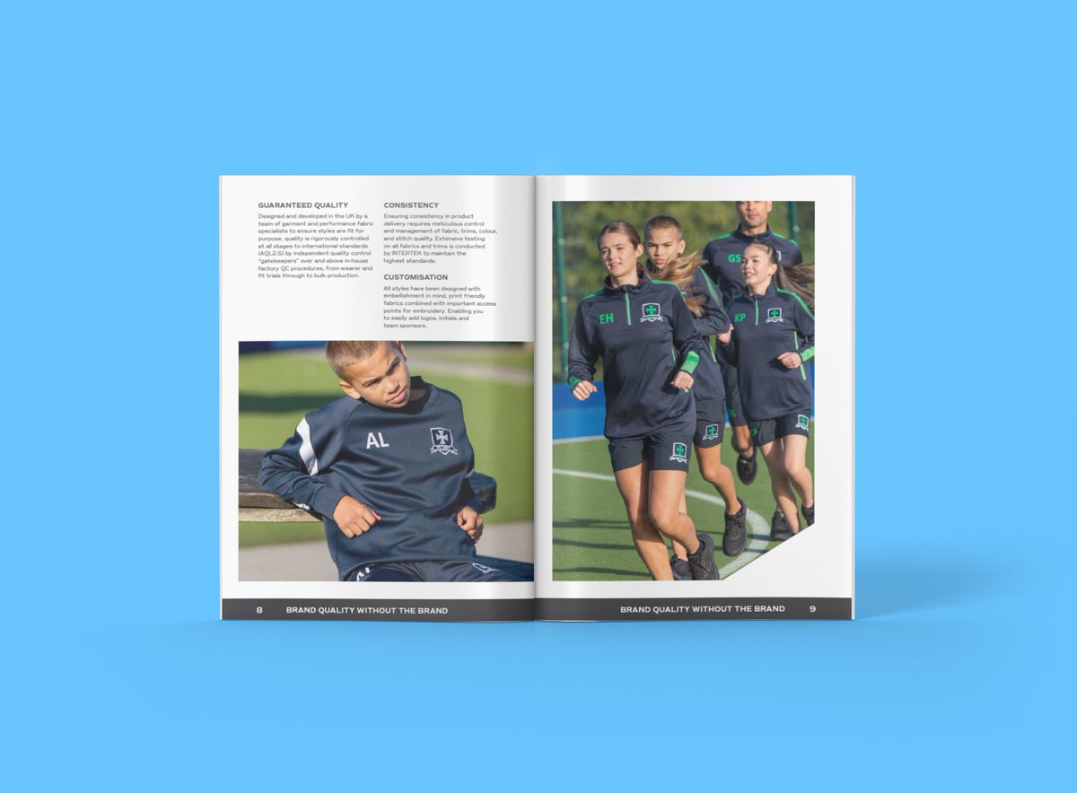 Great to be working with fellow Altrincham based <a href="/CHADWICKTEXTILE/">CHADWICK TEAMWEAR</a> - loved designing and producing their new teamwear brochure.

Check out the case study on our website.
sunnythinking.com/work/premium-t…

#brochuredesign #altrincham #sportswear #teamwear #creativeagency