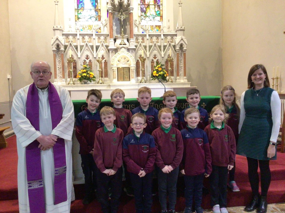 Well done to all the boys & girls in Primary 3 who received the Sacrament of Penance in St. Mary's Parish Church this afternoon. Thank you to Fr. Whiteford for a lovely service and to all the families for joining us to celebrate this important day with our children.