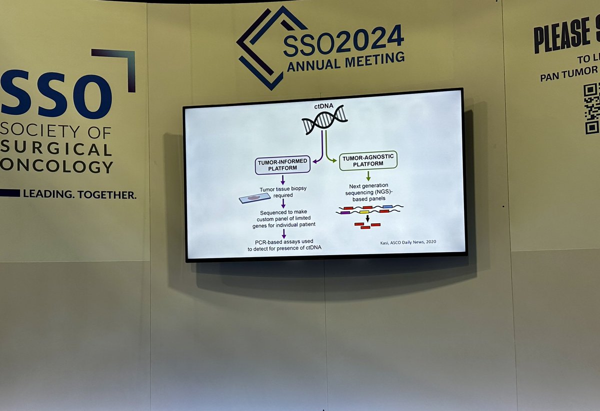 Beatrice Sun (@beatricesunmd) on Twitter photo Let’s talk about ctDNA 🧬 for sarcoma! Familiar slide? 😉
<a href="/DrByrneLee/">Byrne Lee</a> <a href="/StanfordSurgery/">Stanford Surgery</a> <a href="/SocSurgOnc/">Society of Surgical Oncology</a>
#SSO2024 Let’s talk about ctDNA 🧬 for sarcoma! Familiar slide? 😉
<a href="/DrByrneLee/">Byrne Lee</a> <a href="/StanfordSurgery/">Stanford Surgery</a> <a href="/SocSurgOnc/">Society of Surgical Oncology</a>
#SSO2024