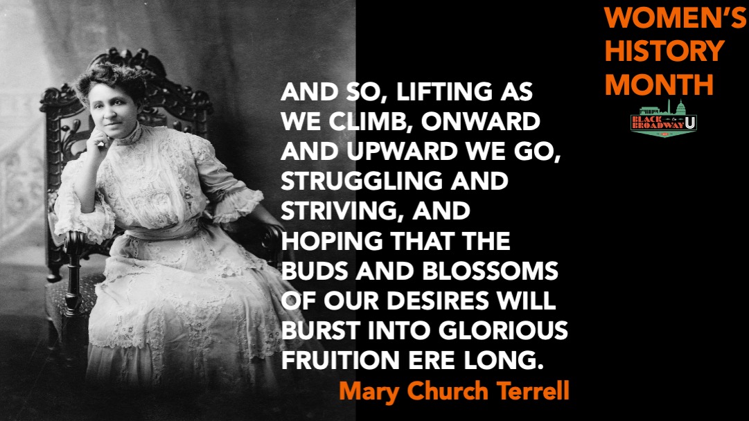 Black Broadway on U (@blkbroadwayonu) on Twitter photo <a href="/SankofaDC/">Sankofa</a> #WomensHistoryMonth #MaryChurchTerrell dedicated herself tirelessly to combatting discrimination, segregation & advocating for women's rights. She served as the first president of the National Association of Colored Women (NACW) & taught DC's M St. High School now <a href="/DunbarHSDC/">Paul Laurence Dunbar</a>. <a href="/SankofaDC/">Sankofa</a> #WomensHistoryMonth #MaryChurchTerrell dedicated herself tirelessly to combatting discrimination, segregation & advocating for women's rights. She served as the first president of the National Association of Colored Women (NACW) & taught DC's M St. High School now <a href="/DunbarHSDC/">Paul Laurence Dunbar</a>.