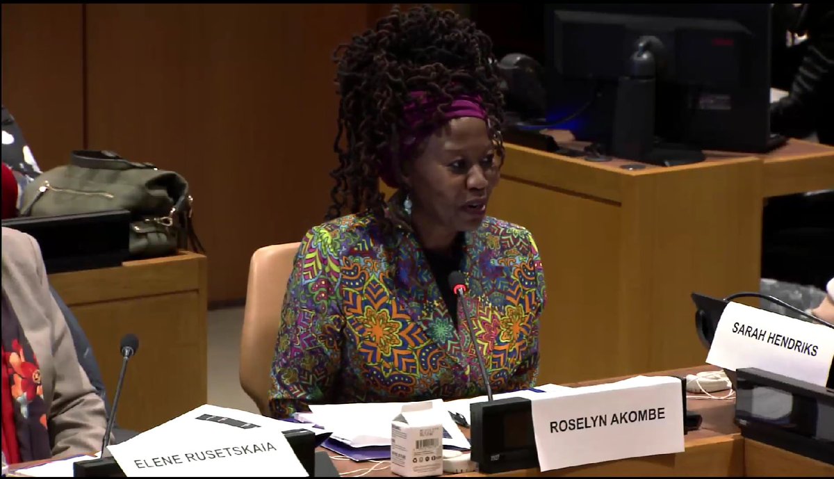 @pretterhofer_s @SierraLeoneUN @sarah_hendriks From @UNDPPA, @DrRoselynAkombe states that all MS🗺️, CSOs🙋‍♀️ + UN entities🇺🇳 should engage in reconstruction🛠️ work ‼️ Ms. Akombe also underscore the importance of targeting IFIs💰 when targeting the money available for peacebuilding🕊️ & development➡️