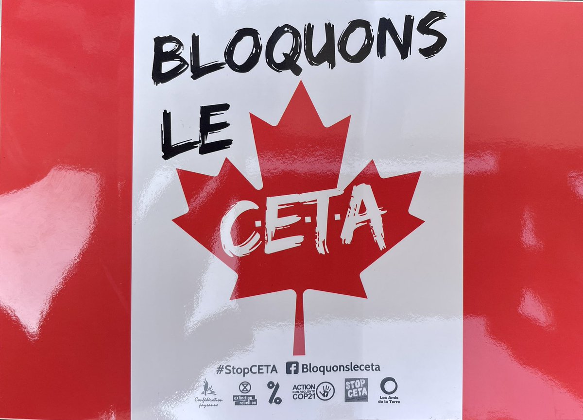 C’est officiel, le #Senat ne ratifie pas le #CETA ! Une victoire pour les défenseurs d’une #Agriculture paysanne ! #StopCETA #revenupaysan #JusticeSociale #Europe #Territoires #Écologie #Climat @StopTAFTA @ParisUrgence @MdpMouvement @ETE_2024 @Lacroix_PRG