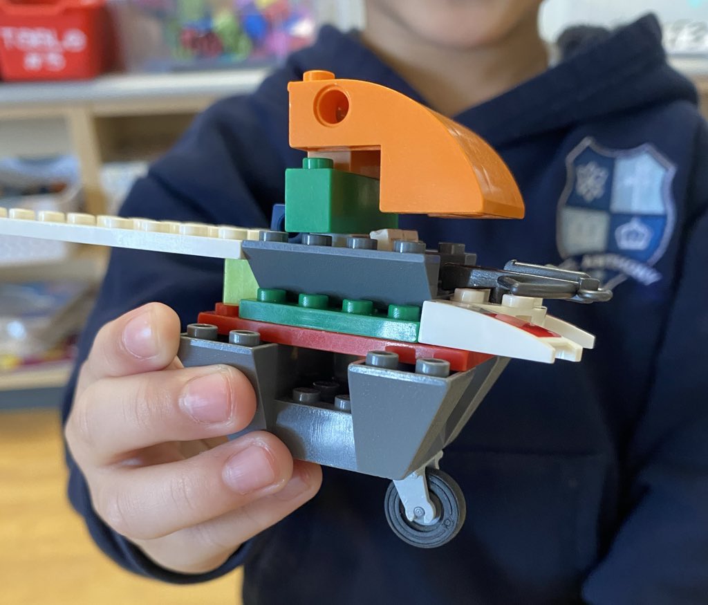 mrs_showler's tweet image. Check out our recent Lego creations 💕 They built a toy car, a nice backyard with a basketball court and an airplane. #legofun #imagination #creativeminds