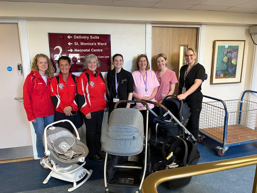 Enormous thanks to Sportsworld Running Club for holding a cake sale to raise funds for Friends of the Coombe to purchase two buggies and an infant rocker for babies affected by Neonatal Abstinence Syndrome.