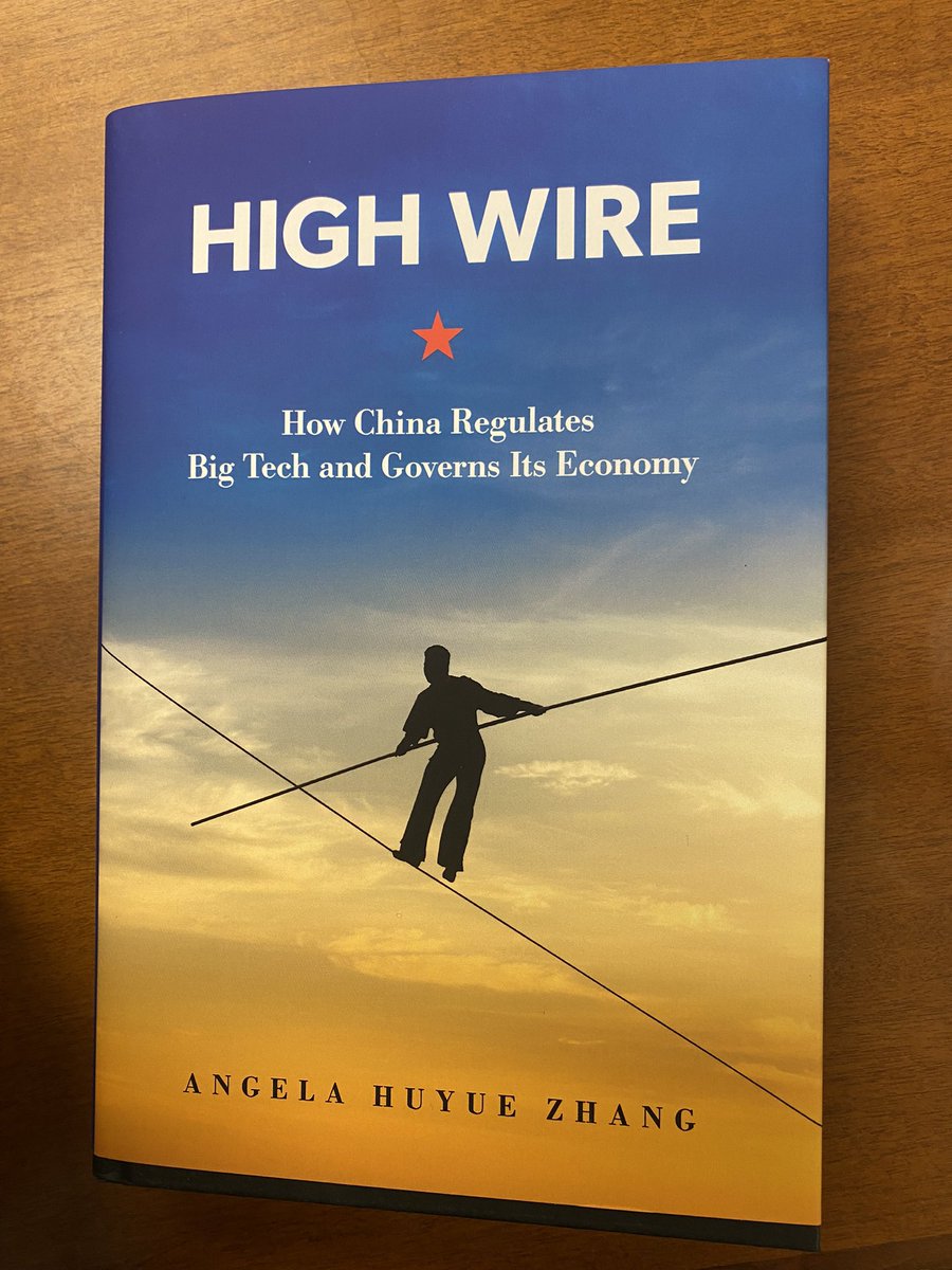 MarkZJia's tweet image. Just received my copy of @AngelaZhangHK ‘s new book!  Very excited to be hosting her book talk at @GeorgetownLaw @GeorgetownCAL in April