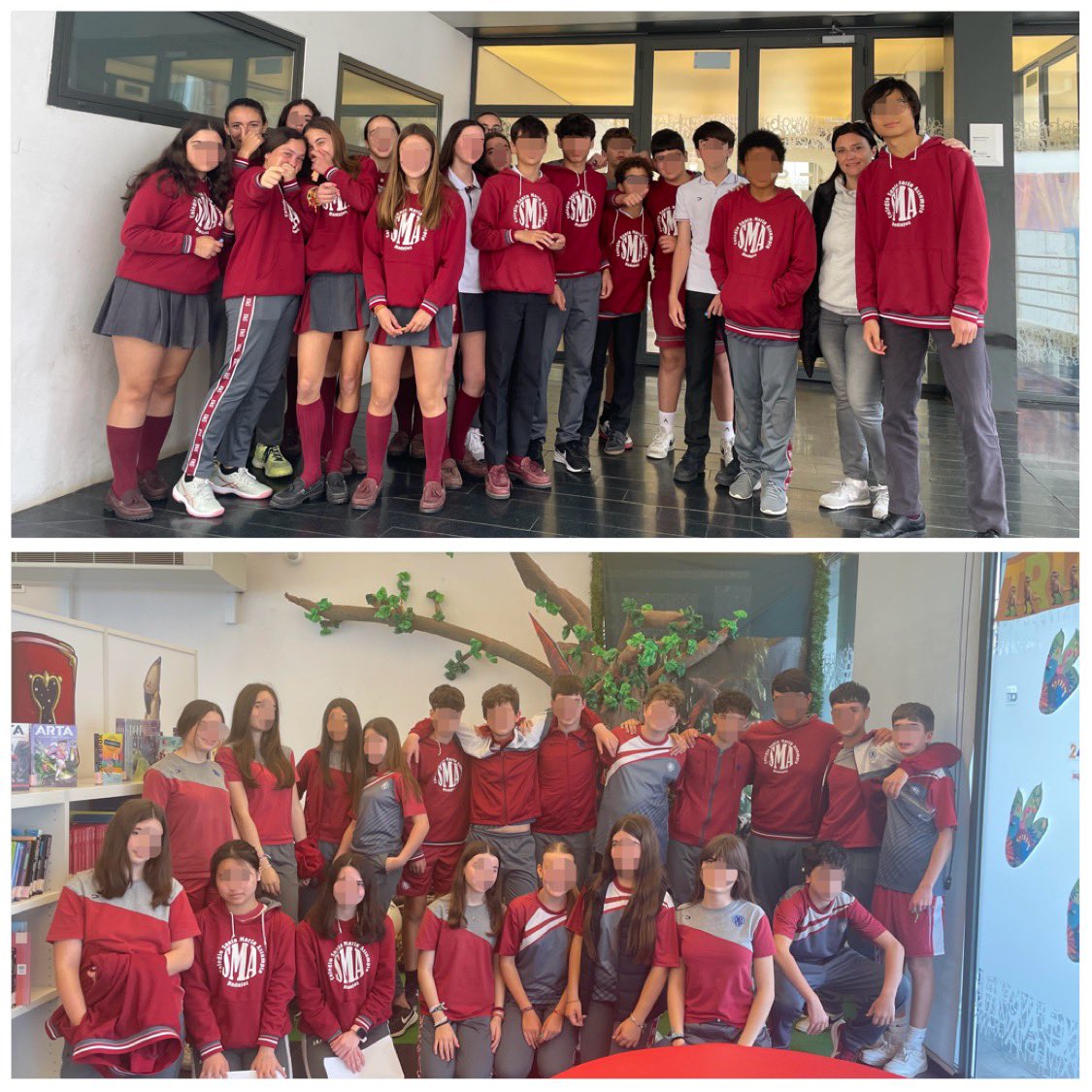 Hoy hemos celebrado el día Mundial de la Poesía con alumnos de 2º de la ESO del Colegio Santa María Assumpta de Badajoz 
Una mañana bonita y entretenida. Gracias 
#bpmsa #bibliotecasantaana #visitasescolares #visitasguidas #BibliotecasMunicipales @Badajoz #haciendolectores