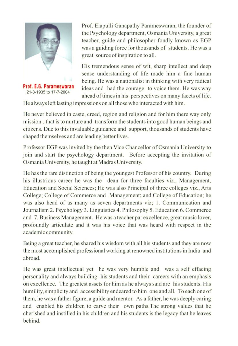 Prof Dasoju Sravan Kumar tweet media