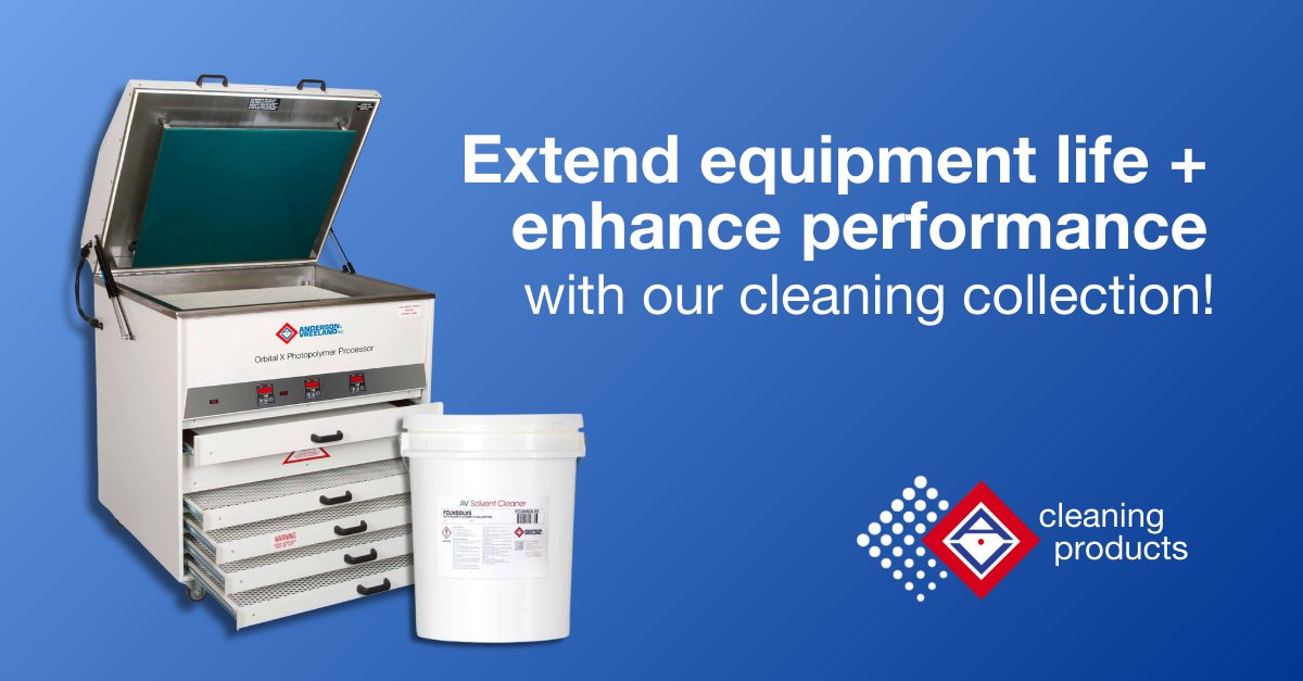 One of the key benefits to maintaining a clean plate and press room is extended equipment life. That's why we offer a variety of in-house solutions and supplies, including:

- Anilox Cleaners
- Plates + Parts Washers
- Custom Solutions
+ more!

📲  bit.ly/3TLmBm9