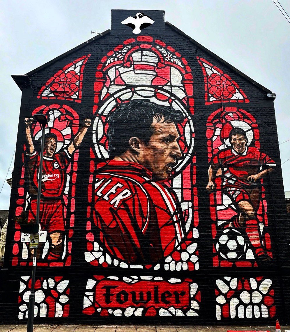 KoptasticNeil's tweet image. How fabulous is this latest mural of Robbie #Fowler on Coningsby Road, Liverpool