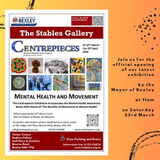 Centrepieces invite you to the offical opening of their latest exhibition, Saturday 23rd March at 11am.