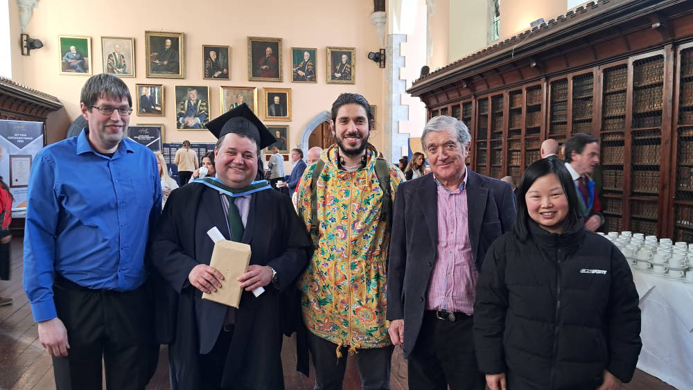School of Physics UCC (@physicsucc) on Twitter photo Huge congrats to all <a href="/SEFSUCC/">SEFS@UCC</a> students who conferred yesterday, especially Guido De Rosa who obtained a Masters in Science. Guido conducted his research with one of the <a href="/PhysicsUcc/">School of Physics UCC</a> groups led by Dr. Andreas Ruschhaupt. We wish him well for the future! 
ucc.ie/en/physics/new… Huge congrats to all <a href="/SEFSUCC/">SEFS@UCC</a> students who conferred yesterday, especially Guido De Rosa who obtained a Masters in Science. Guido conducted his research with one of the <a href="/PhysicsUcc/">School of Physics UCC</a> groups led by Dr. Andreas Ruschhaupt. We wish him well for the future! 
ucc.ie/en/physics/new…