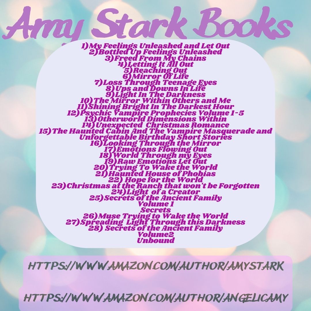 amazon.com/author/amystark amazon.com/author/angelic… .99 cent Kindle books.