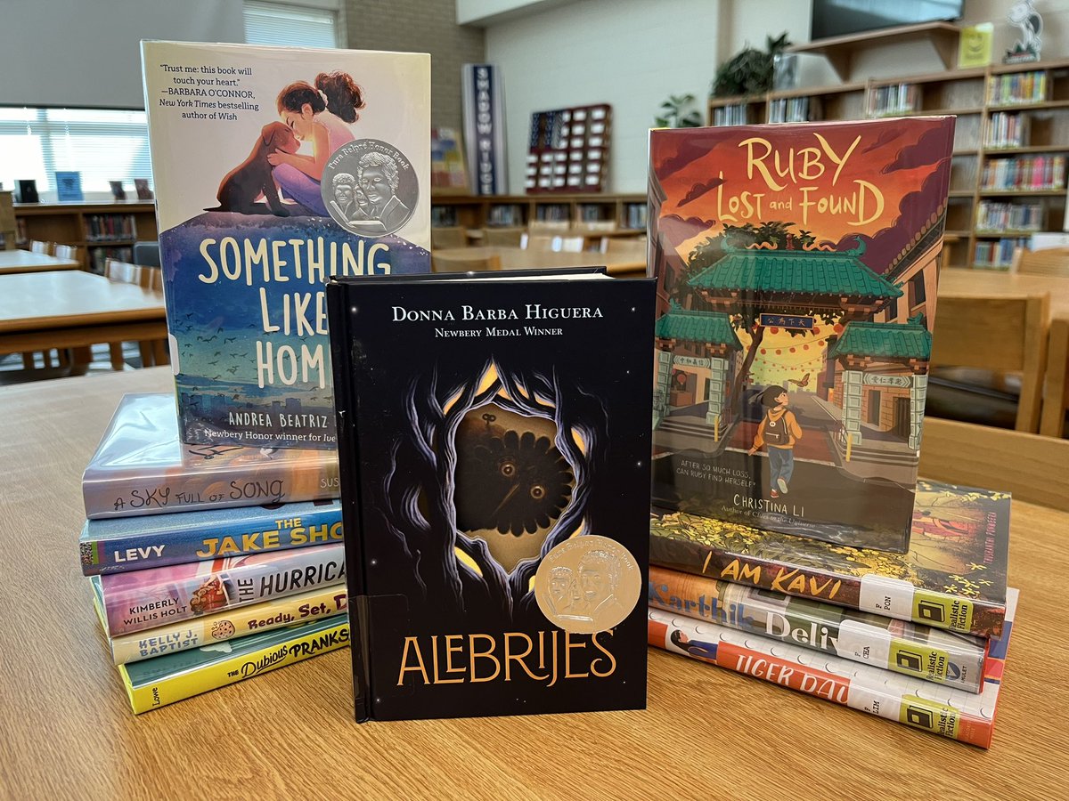 Check out a new book today! This shipment includes realistic, science fiction, and historical fiction. Find your next favorite book in the library. <a href="/ShadowRidgeMS/">Shadow Ridge MS</a> <a href="/ShadowRidgePTA/">Shadow Ridge PTA</a> <a href="/DigitalLISD/">LISD Digital Learning</a>