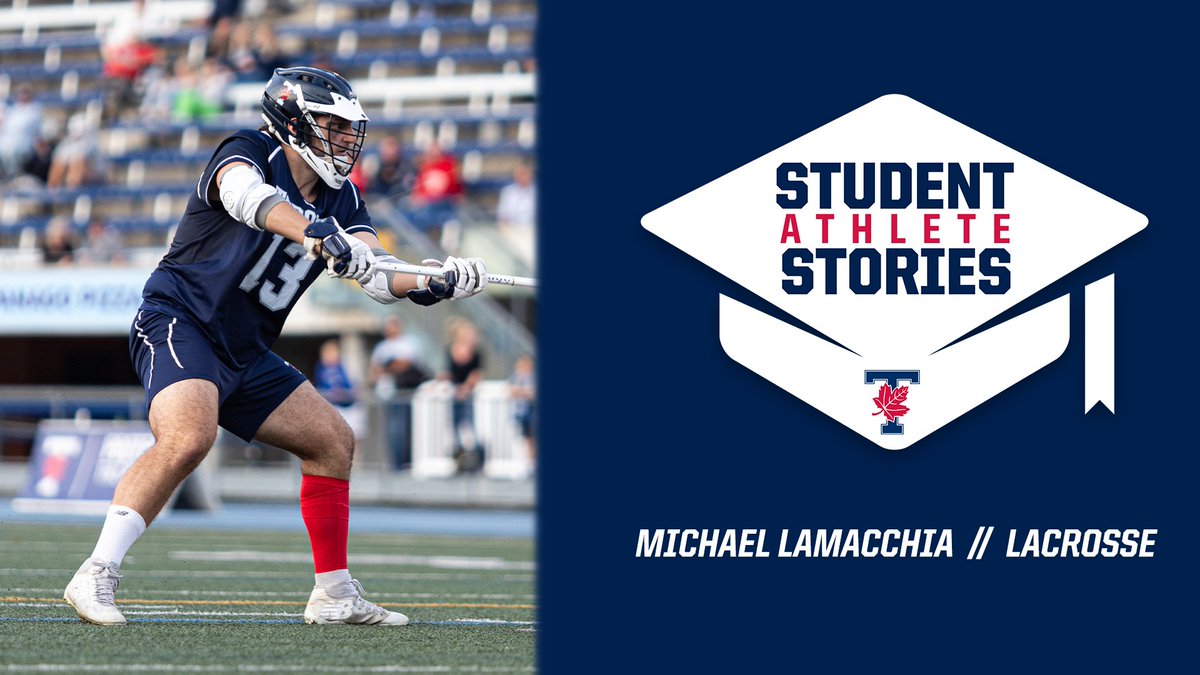 Men's lacrosse player Michael Lamacchia found his fit in @UofT's Faculty of Kinesiology. 'I chose #UofT based on how specific their kinesiology program is. The program focuses on areas specific to the field and immerses you in anatomy, biomechanics, and program design.'
