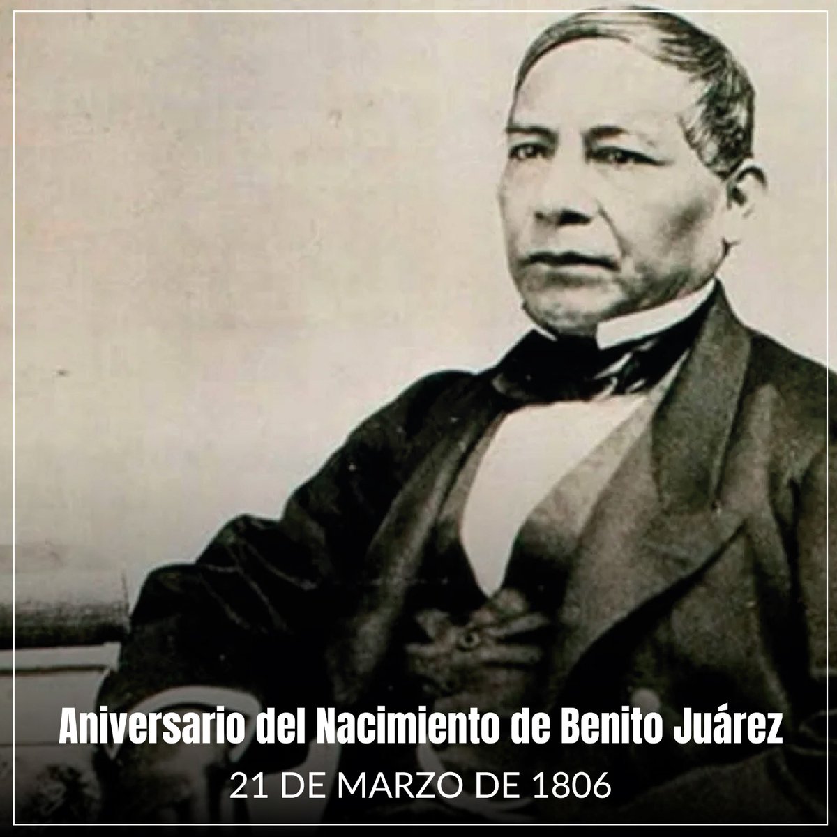 Natalicio del Benemérito de las Américas. 

Benito Juárez fue Presidente de México por cinco ocasiones consecutivas; durante su gobierno instauró importantes leyes para encontrar una igualdad entre pobres y ricos.