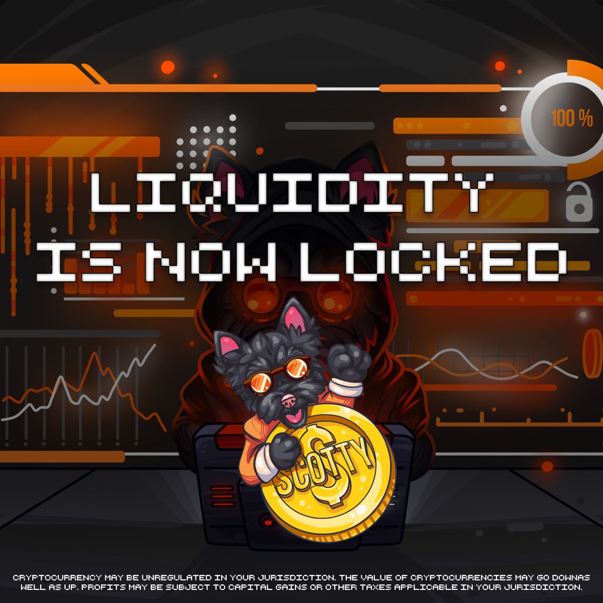 $SCOTTY Liquidity has been successfully locked.🔒

Your $SCOTTY is safe and ready for #Trading!