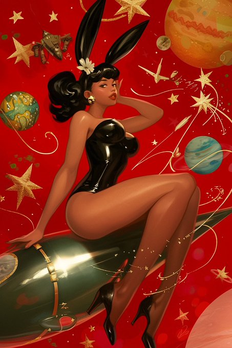 &ldquo;Sub-Space: Bunnies and Beyond&rdquo; 🪢🐰☄️✨🪐🚀🪢  some more bodacious bunnies. It was hard to choose which one<a href="/tag/bdsm"class="tags"><span>#bdsm</span></a><a href="/tag/girls"class="tags"><span>#girls</span></a><a href="/tag/bunnies"class="tags"><span>#bunnies</span></a><a href="/tag/concept"class="tags"><span>#concept</span></a><a href="/tag/digitalart"class="tags"><span>#digitalart</span></a><a href="/tag/shibari"class="tags"><span>#shibari</span></a>