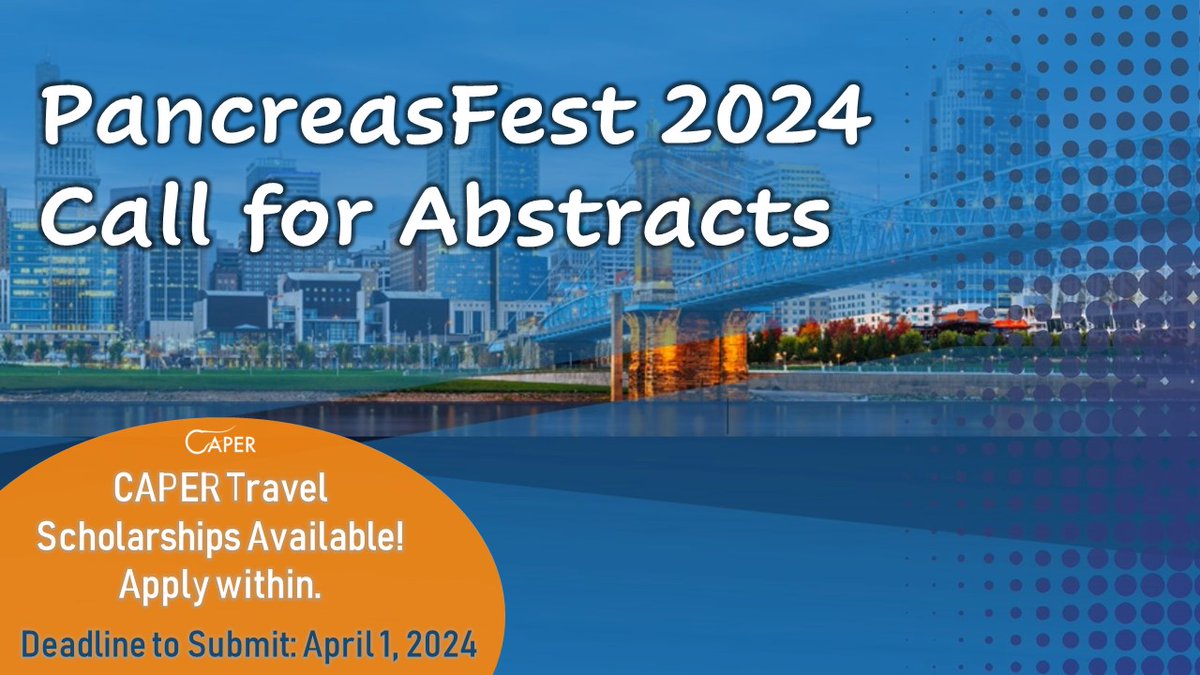 CAPER (@caperpancreas) on Twitter photo Don't miss the chance to have your #Pancreas research featured and apply for a travel grant to join us at #PancreasFest24!
<a href="/MaisamHaijaMD/">Maisam Haija-PANCREAS, MD, MS</a>
Submit Today:
tinyurl.com/bdfhkdzu Don't miss the chance to have your #Pancreas research featured and apply for a travel grant to join us at #PancreasFest24!
<a href="/MaisamHaijaMD/">Maisam Haija-PANCREAS, MD, MS</a>
Submit Today:
tinyurl.com/bdfhkdzu