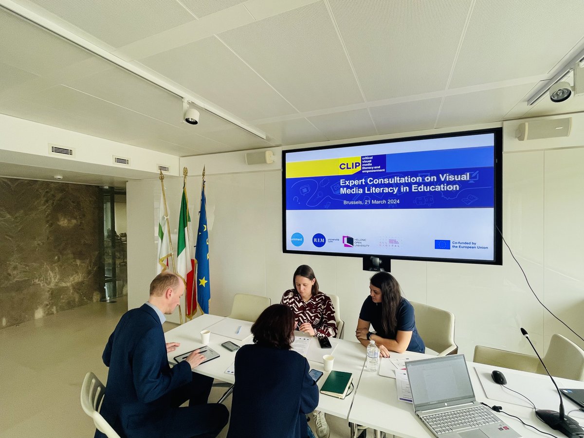 🔛Work in progress!
👥We're discussing and enriching the Guidelines and Recommendations to support academic staff and educators in developing sustainable strategies for visual media literacy in learning.

#VisualMediaLiteracy #EducationConsultation