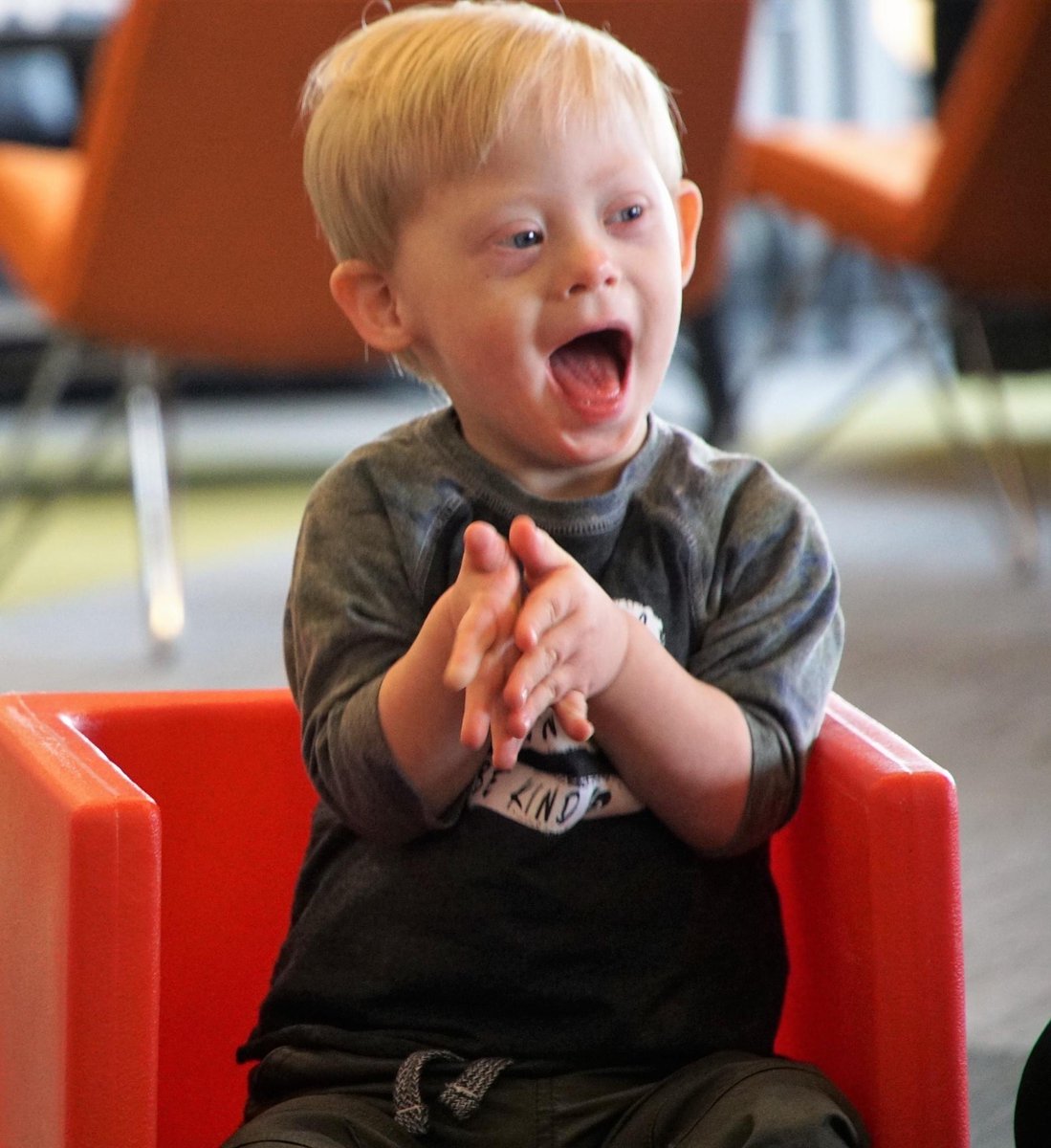 We celebrate our nephew Blakey Blake today and every single day. What a blessing this happy little guy has been to our family. #WorldDownSyndromeDay