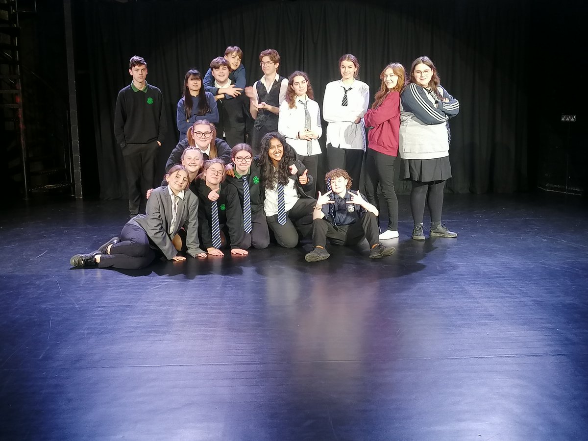 GCSE Drama absolutely smashed their performance exam yesterday. So professional and inspiring . Well done team year 11!