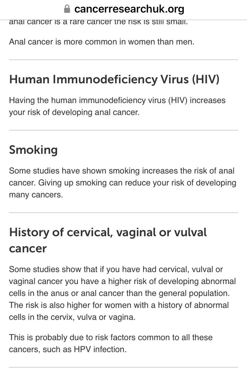 VulvalCancerUK's tweet photo. Once again @NHS have missed of #vulvalcancer on their website about #AnalCancer risks/link.
Others have included VC

Missing ▶️https://t.co/sVwOxTKFU5

Included ▶️https://t.co/Ggwy2X0YIk https://t.co/xiyKbQ8lzp