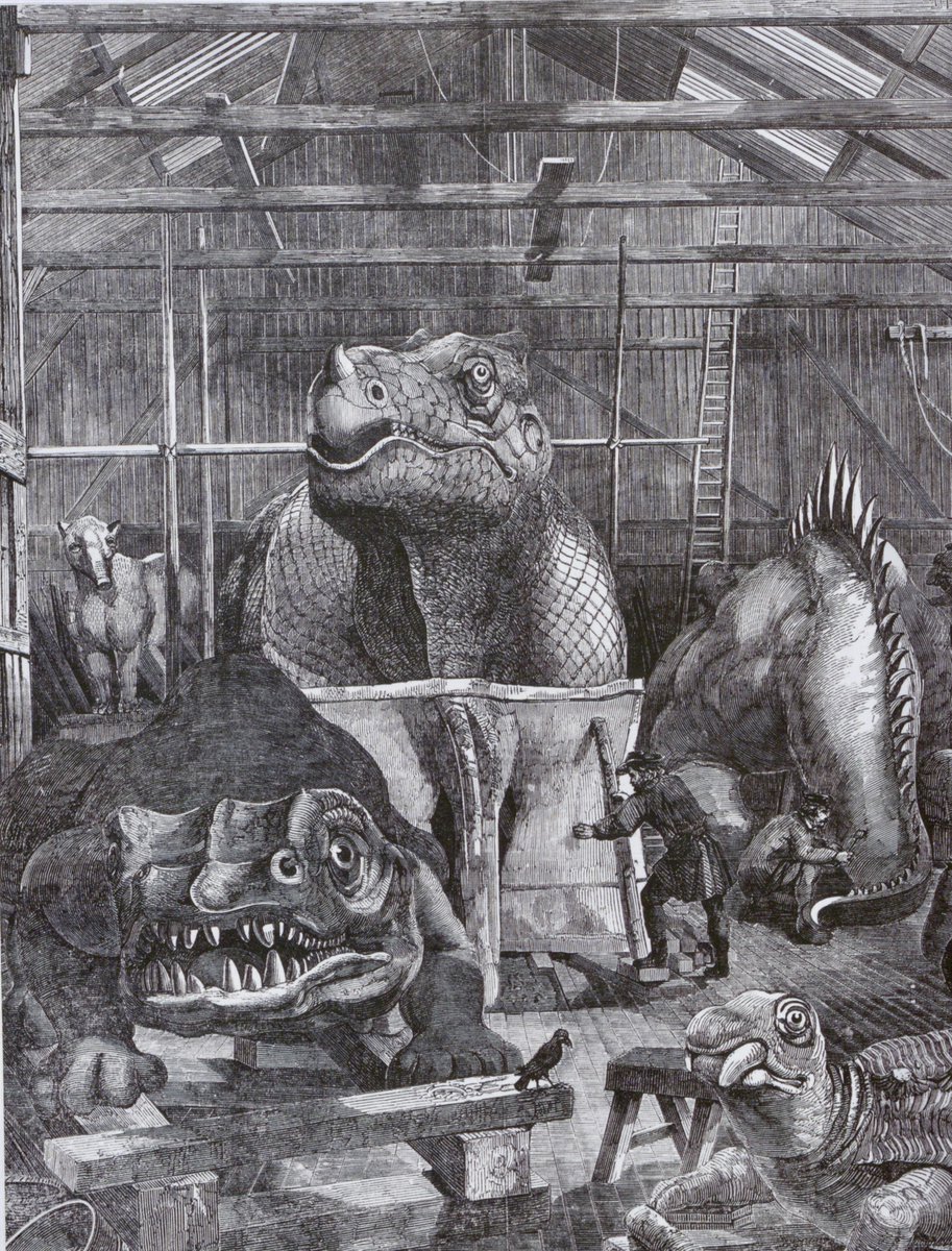 Illustration from:
The art and science of the Crystal Palace dinosaurs / Mark P. Witton and Ellinor Michel. The Crowood Press, 2022. #dinosaurs