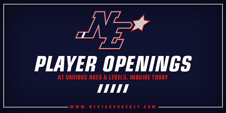 The New England Stars have some openings for the 2024/25 Season. Click here for more information - nestarshockey.com/news_article/s…