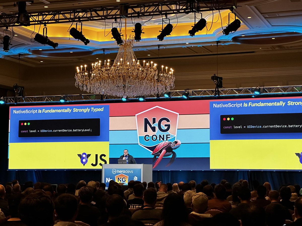 Native script with angular such a great combo !! 🎙️<a href="/eduardosperoni/">Eduardo Speroni</a>