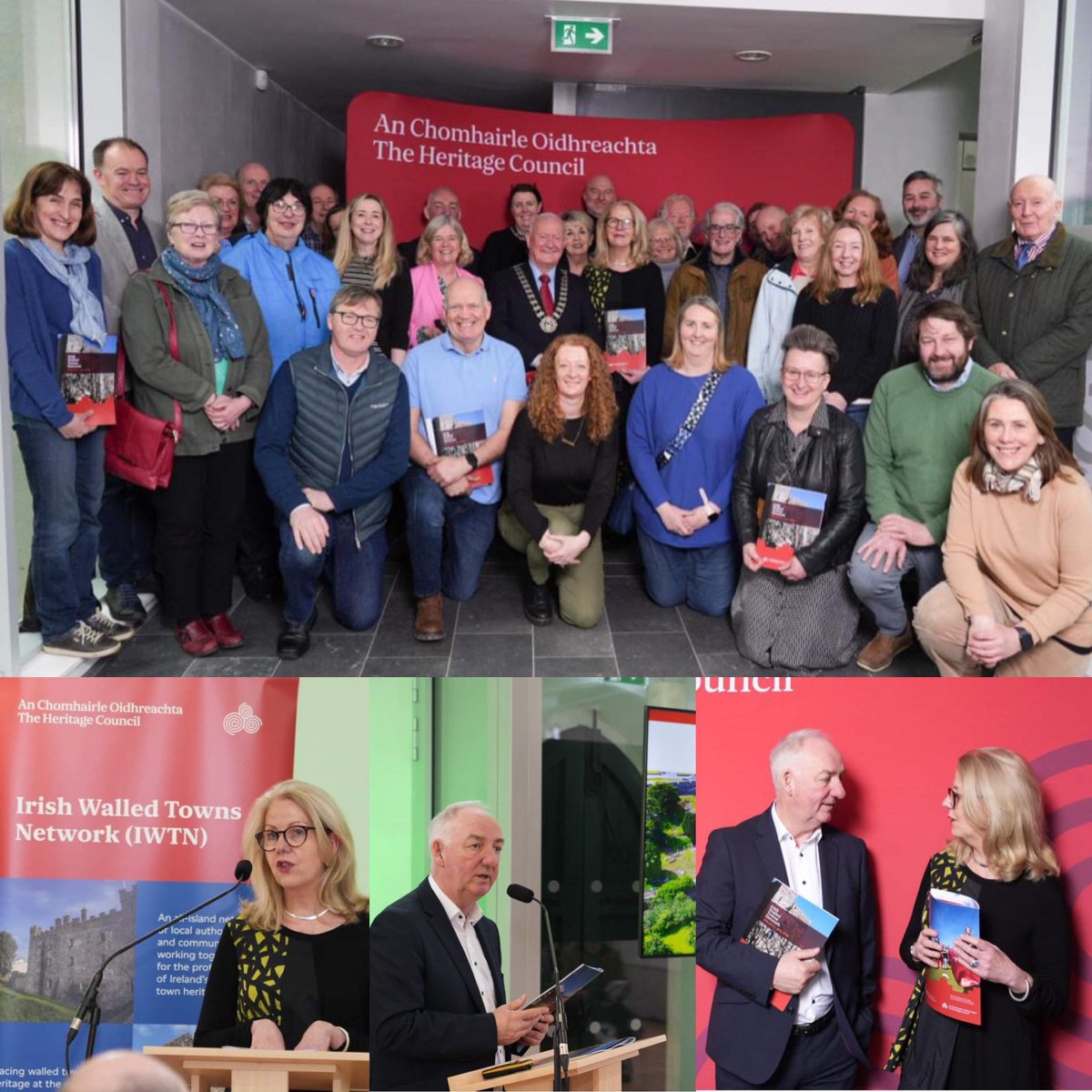 Our Irish Walled Towns Network gathered in Trim today for their annual general meeting at which they launched their new Strategy 2024-2028. #IrishWalledTowns #WalledTowns #LoveYourHeritage