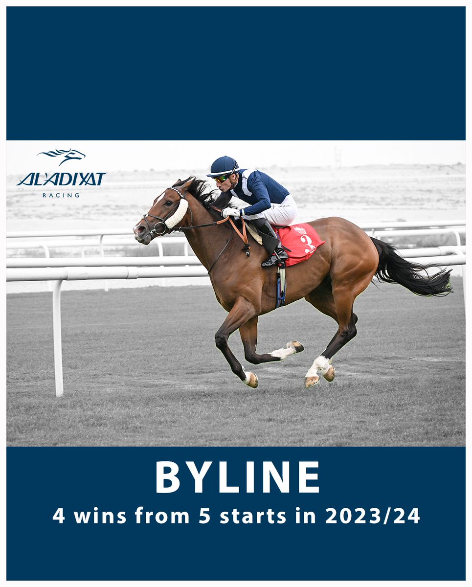 🌟 STAR OF THE SEASON 🌟 🇧🇭 BYLINE enjoyed another highly productive 2023/24 campaign. With four wins from five starts and a fantastic effort in defeat at the @thesaudicup, he is now the joint-highest rated horse trained in Bahrain! @BahrainTurfClub | @oldhook