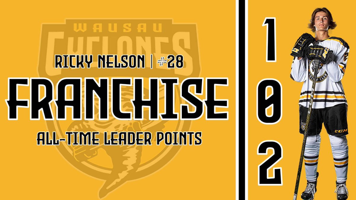 Congrats to Clones forward Ricky Nelson, who took over the title as the franchise all-time leader in points with 102 during the 2023-24 season! #GoClones