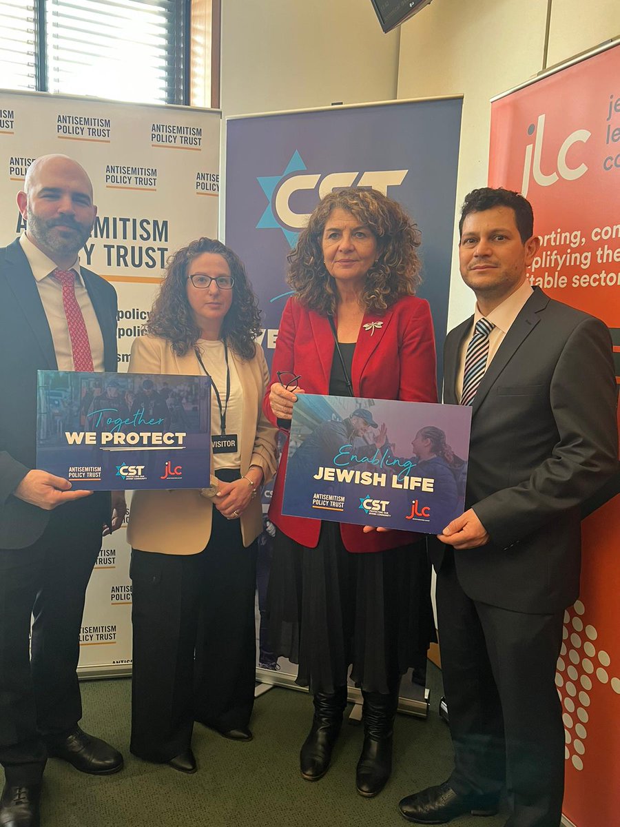The recent rise in antisemitism is appalling and should have no place on our streets. I was pleased to meet with @CST_UK, @antisempolicy and @JLC_UK to support the brilliant work they do protecting Jewish communities.