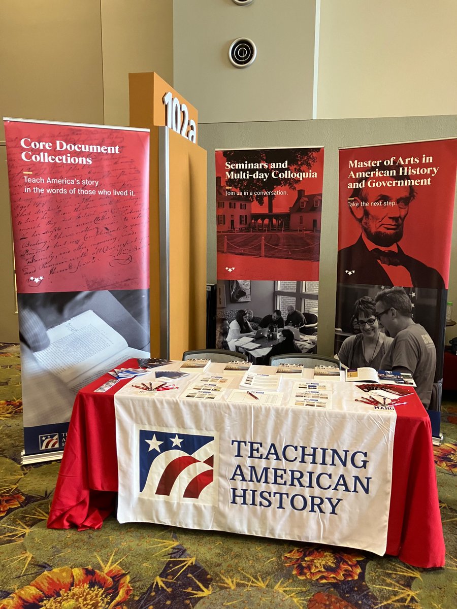 Excited to be in beautiful Phoenix for the Classical Education Symposium. Stop by our table to see how TAH can help schools and teachers dive into primary sources!