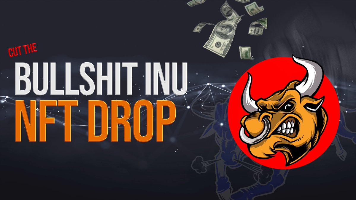 BullShitInu's tweet image. WE ARE LIVE!🚀

All the Bullshit Inu NFT'S are ONLINE NOW.🔥

The energy is HIGH!
Mint your unique Bullshit Inu NFT from our collection!
👉opensea.io/collection/bul… 

#NFT #Taurus #cryptomarket #nftcollector #NFTdrop