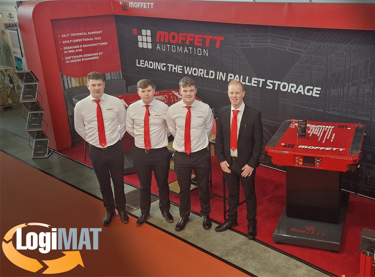 After a fantastic week at LogiMat 2024, our sales team had some truly engaging conversations with both potential and existing clients. 

Exciting times ahead as we pave the way for innovation within the automated warehouse industry!
#WarehouseAutomation #moffettautomation