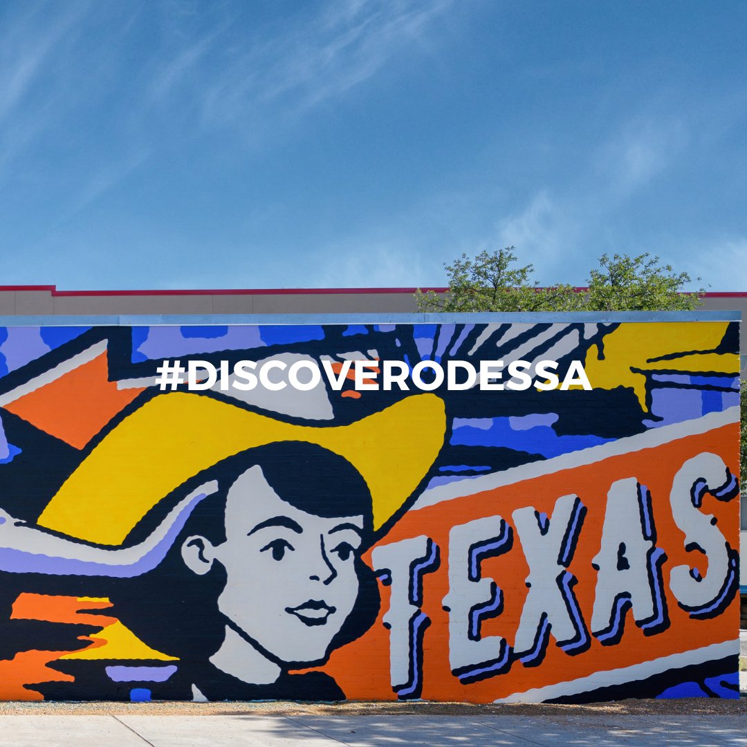 HOWDY YA'LL 🤠 Check out all the fun events happening this weekend in ODTX. ✨

📅 View calendar for event details click the link in our bio. 

📍 "Howdy Ya'll" Mural by Greg Gossel: 309 N Lee Ave  

#DiscoverOdessa #ODTX