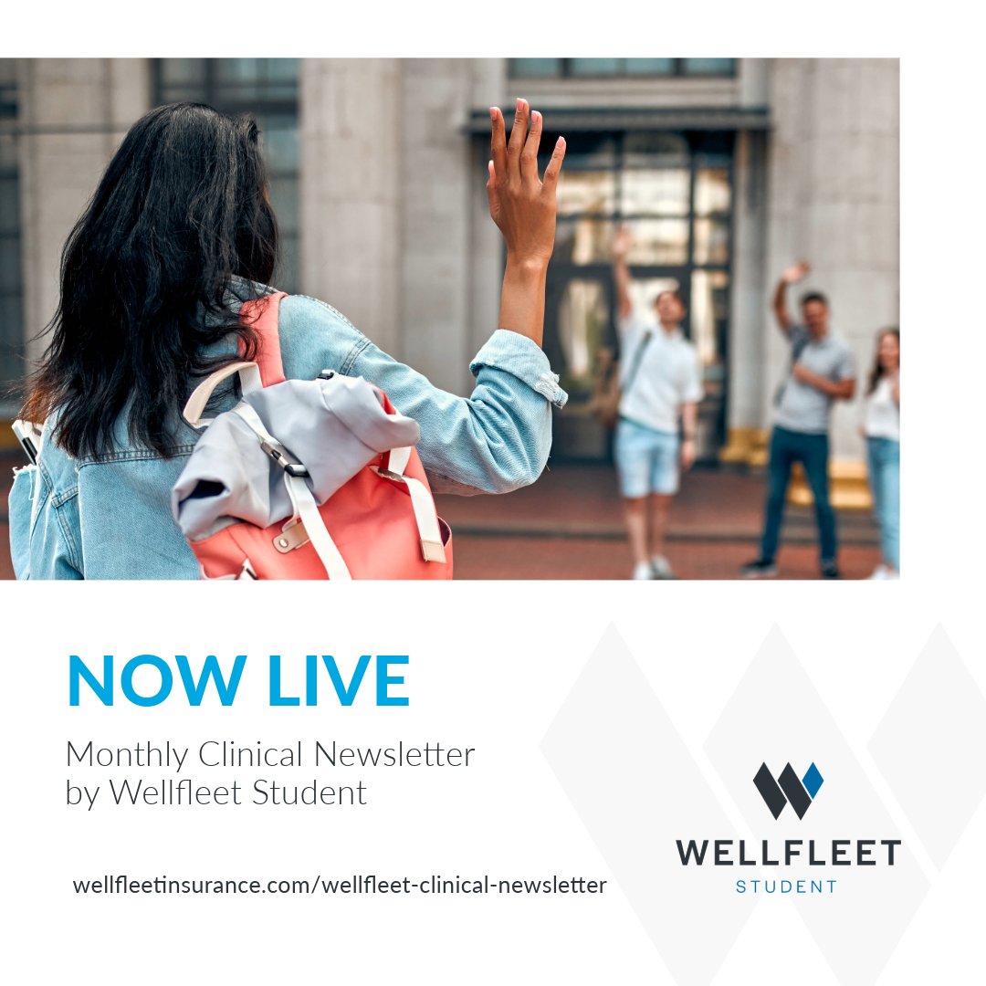🎉 It's that time again! The launch of our latest monthly clinical newsletter. In this month’s edition, we cover a variety of resources, tips, and stories. Stay up to date and sign up for our clinical newsletter today! hubs.la/Q02pkLL20   

#wellfleetstudent