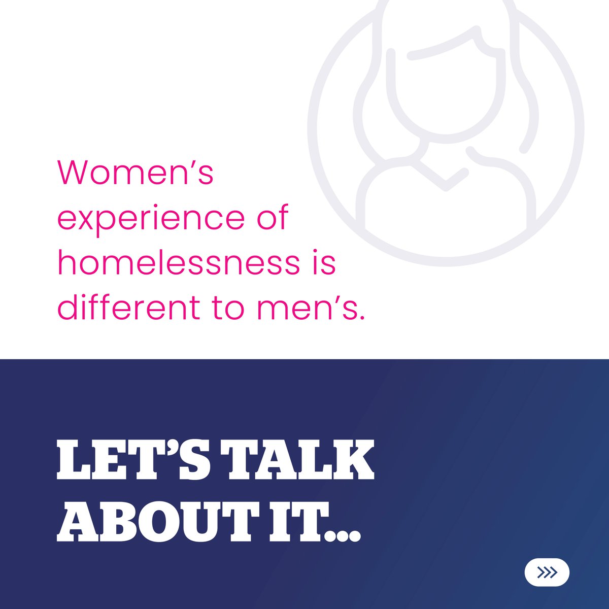 How does homelessness affect women? 🤷‍♀️ 
A thread 🧵

Share this post to help more people understand the challenges women are facing! 🤝 (1/6)