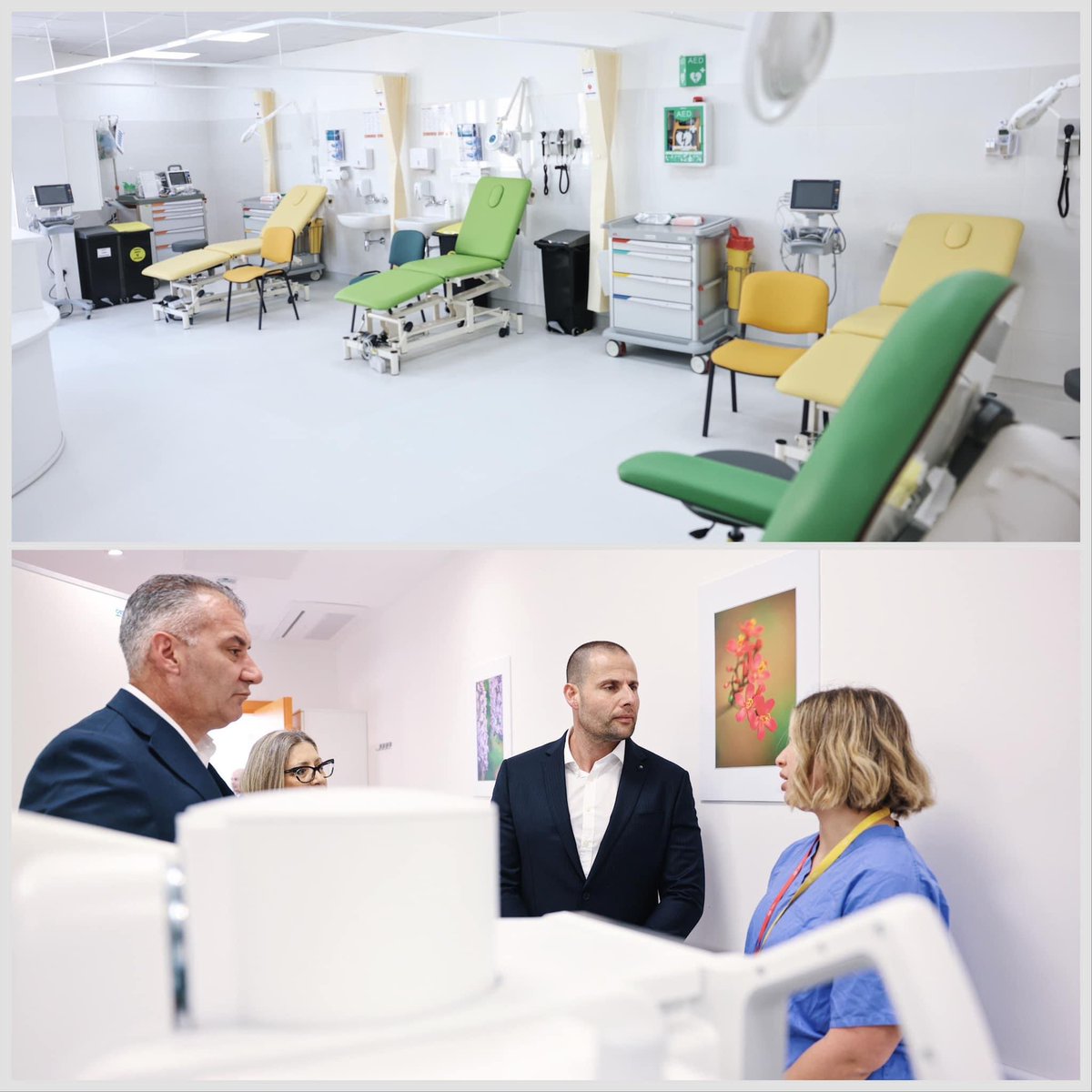 Inaugurated the modernization of the Qormi Health Centre with an investment of €2.8 million. Through the renovation that has been carried out, no less than 23 services of the highest level will now be offered to the people who live in Qormi as well as in the surrounding area.