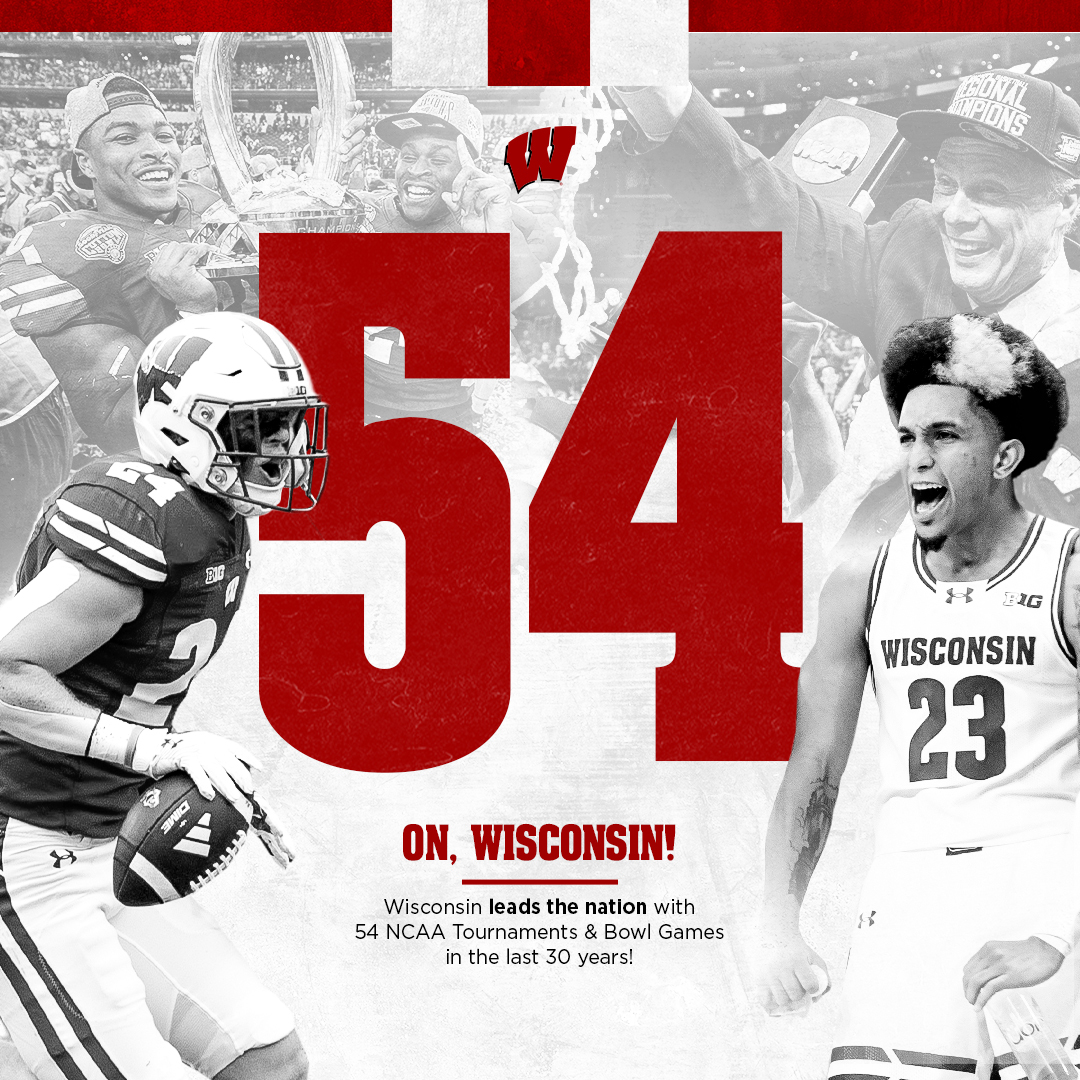 When you say Wisconsin... you've said it all! @BadgerMBB l @BadgerFootball