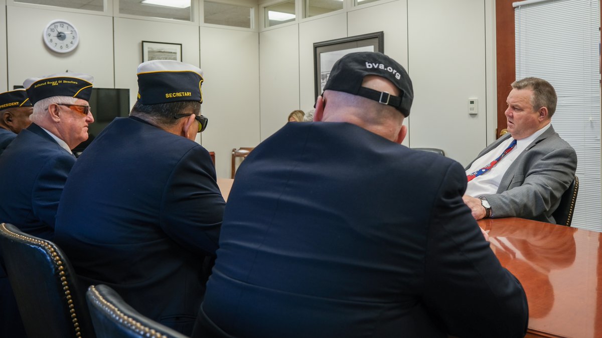 Our veterans put their lives on the line for our country, and we owe it to them to ensure they can access the care they earned. I sat down with folks from the Blinded Veterans Association to talk through our shared mission to improve VA accessibility.