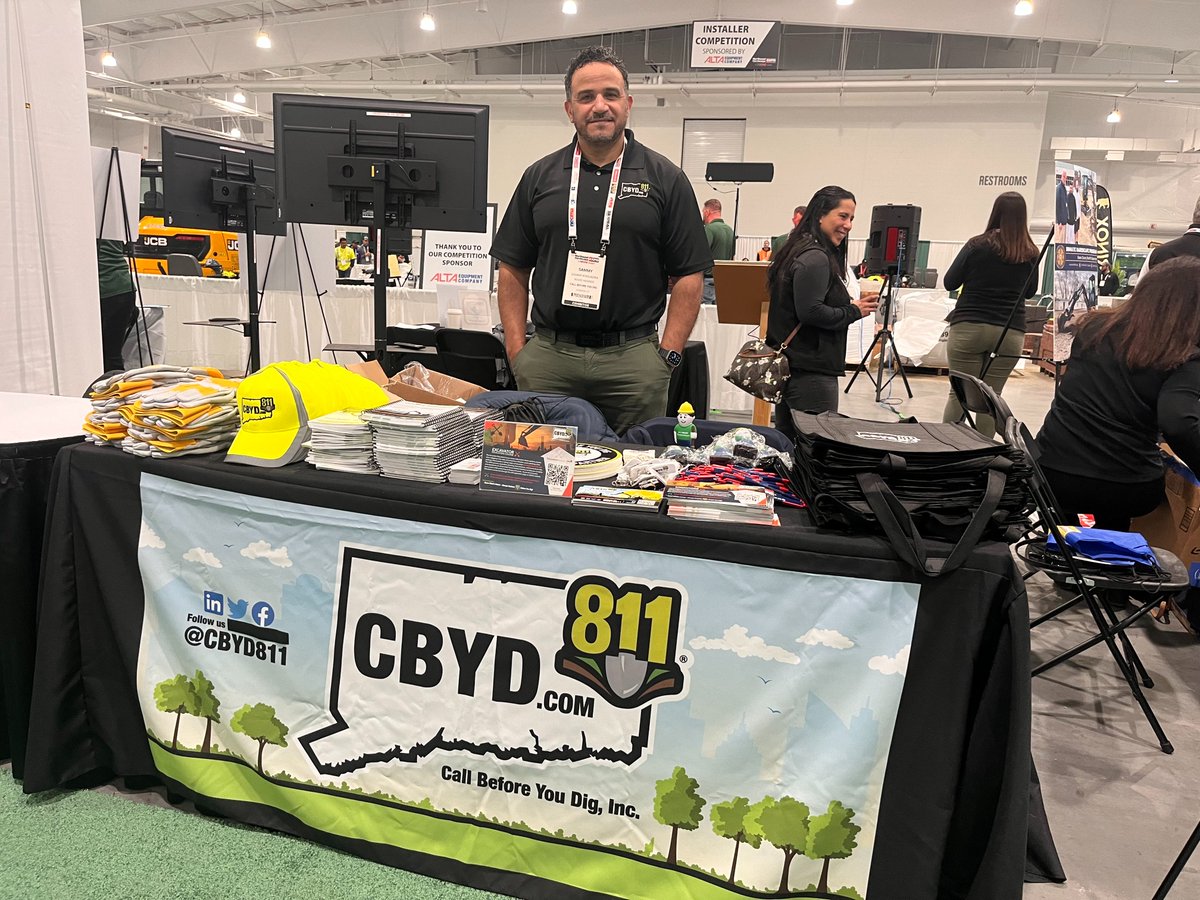 CBYD is having a great time exhibiting at the Northeast Hardscape Expo! Stop by our booth and say hello 👋 to the team. Visit CBYD.com to learn more about excavation safety! 🌐 #NEHExpo #cbyd #excavationsaftey
